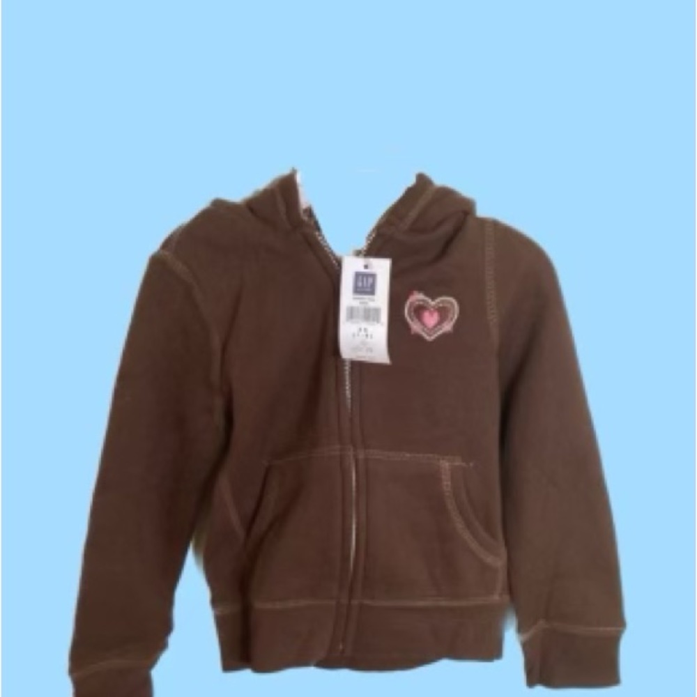 Gap Girls Lined Hoodie. Size XS (4-5)